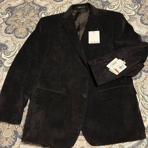 Calvin Klein black corduroy blazer, NEW WITH TAGS